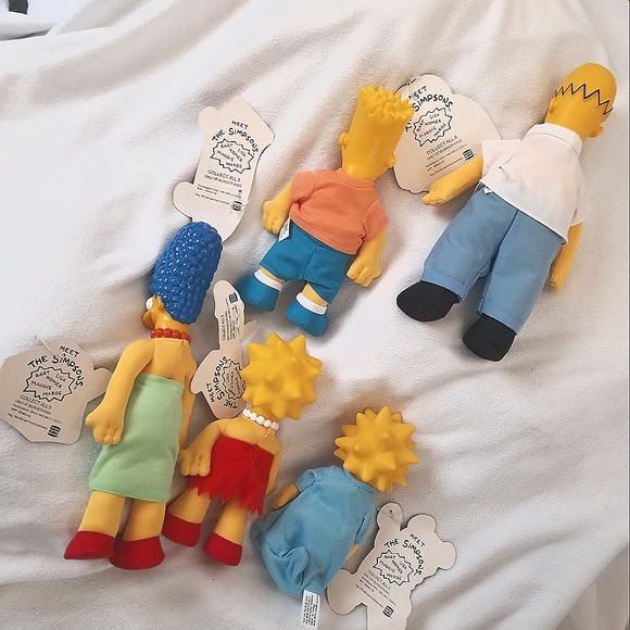 Simpson's, 1990, set PLUS comic. - Picture 2 of 16